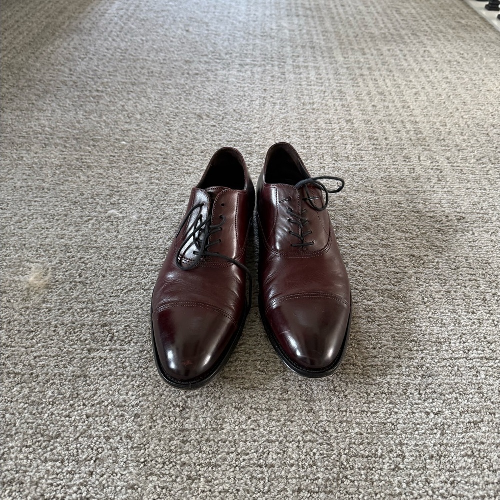 Elegant Brown Leather Men's Dress Shoes
